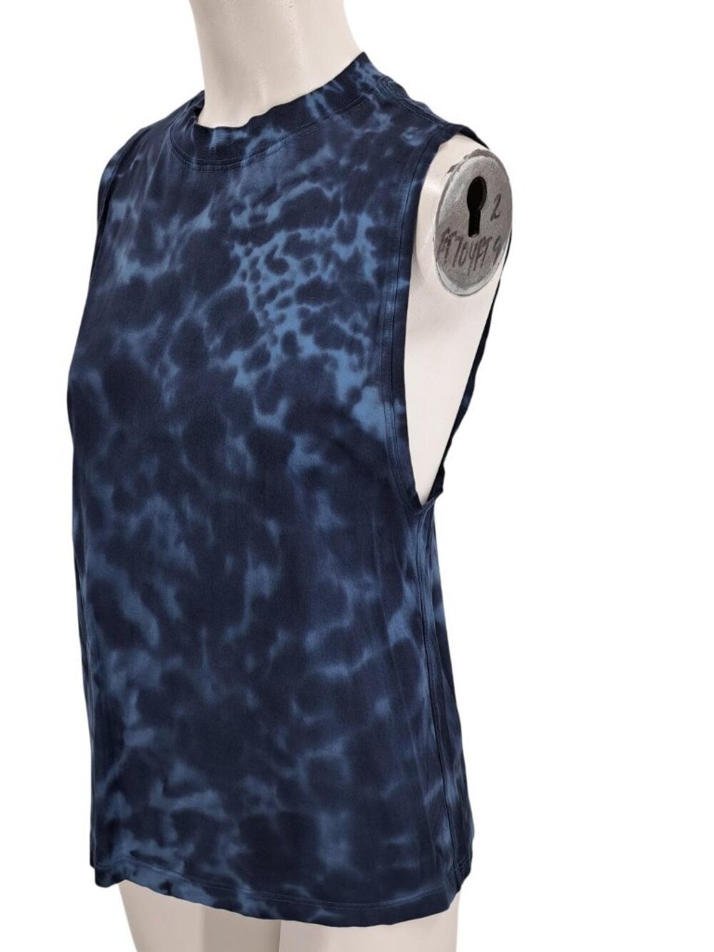 Lululemon All Yours Tank Top Marmoleado Tie Dye Shirt Size S? Muscle Blue